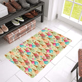 Colorful ice cream pattern Doormat