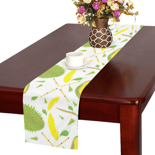 Durian pattern background Table Runner