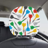 Darts Pattern Print Design 03 Car Headrest Cover