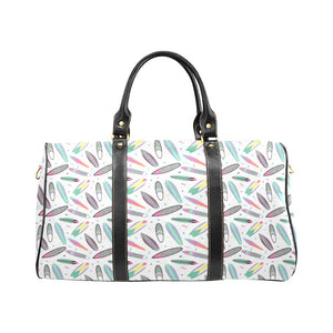 Surfboard Pattern Print Design 04 Travel Bag