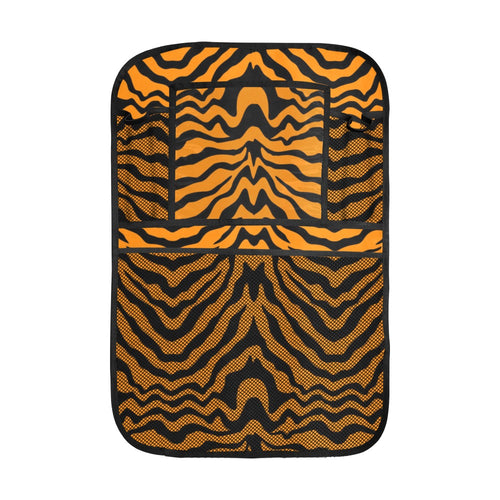 Bengal tigers skin print pattern Car Seat Back Organizer