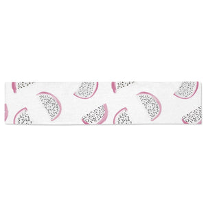 dragon fruit pattern Table Runner