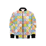 Chemistry Periodic Table Pattern Print Design 01 Kids' Boys' Girls' Bomber Jacket