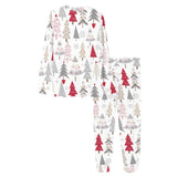 Cute Christmas tree pattern Women's All Over Print Pajama Set
