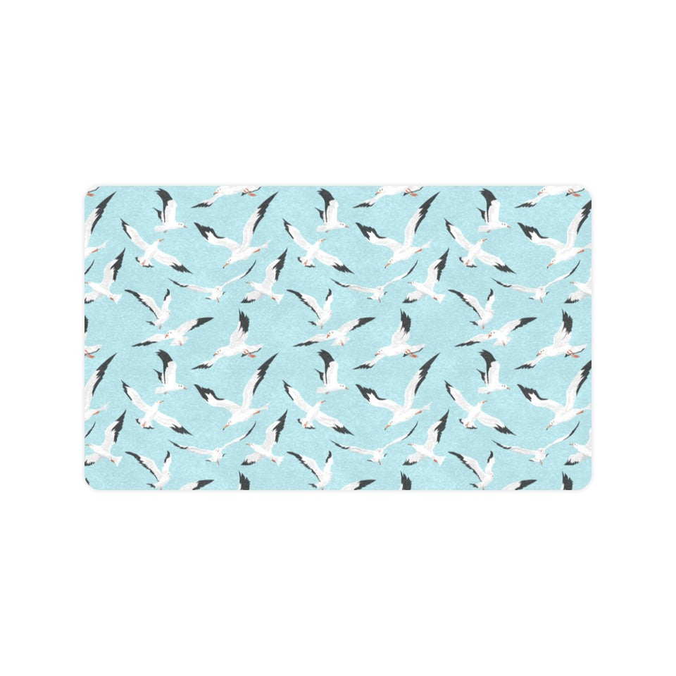 Seagull Pattern Print Design 01 Doormat