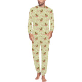 Yorkshire Terrier Pattern Print Design 01 Men's All Over Print Pajama