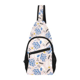 Cute peacock pattern All Over Print Chest Bag