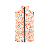 Fire flame watercolor pattern Women's Padded Vest