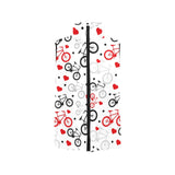Bicycle Pattern Print Design 04 Men's Padded Vest
