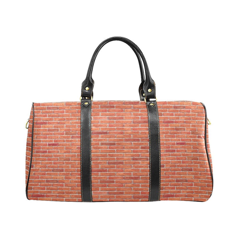 Brick Printed Pattern Print Design 03 Travel Bag