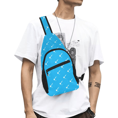 Darts Pattern Print Design 05 All Over Print Chest Bag
