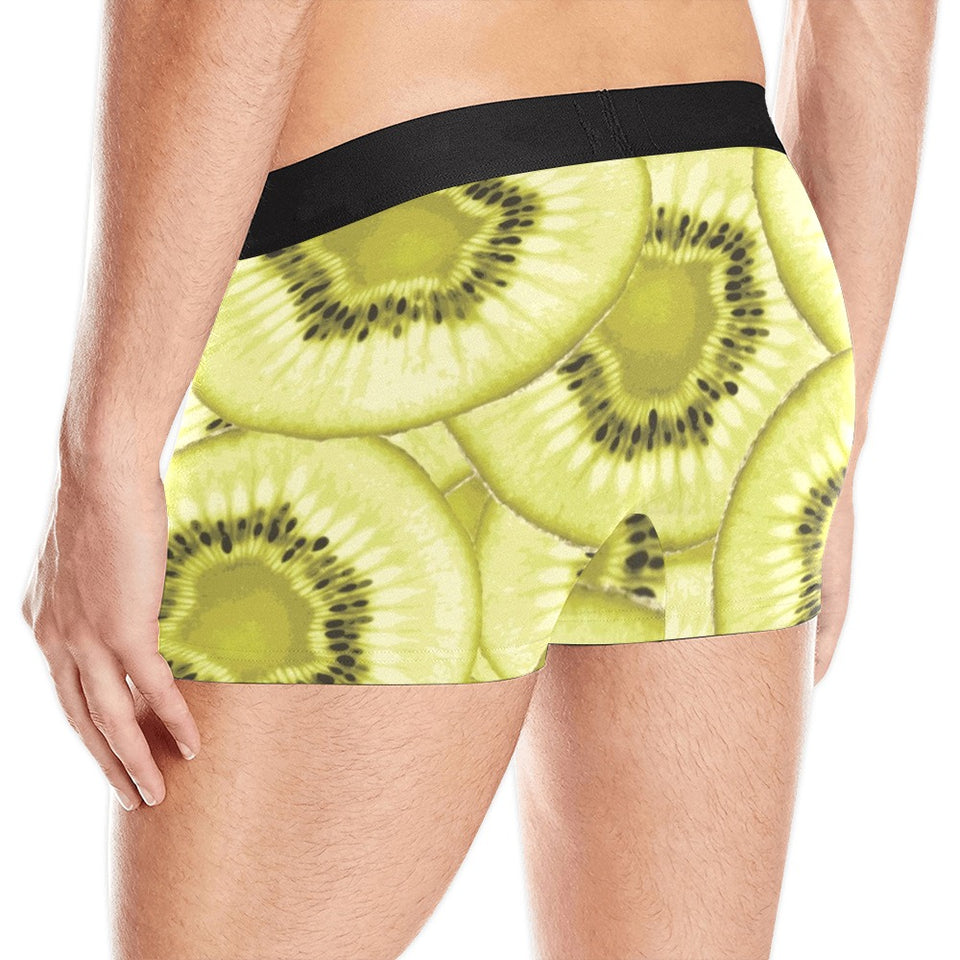 Sliced kiwi pattern Men's All Over Print Boxer Briefs Men's Underwear