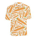 Carrot Pattern Print Design 02 Men's All Over Print Polo Shirt
