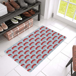 Sausage Pattern Print Design 02 Doormat