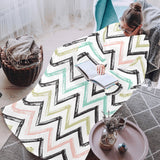 zigzag chevron paint pattern Blanket Robe with Sleeves