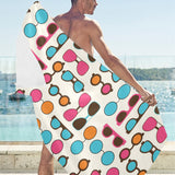 Sun Glasses Pattern Print Design 03 Beach Towel
