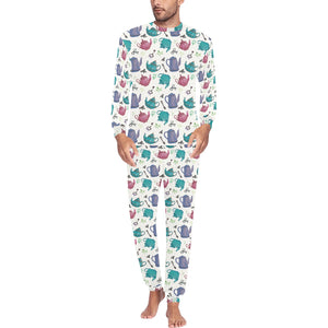 Tea pots Pattern Print Design 05 Men's All Over Print Pajama