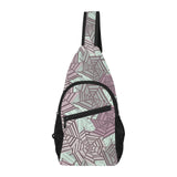 Spider web cobweb design color pattern All Over Print Chest Bag