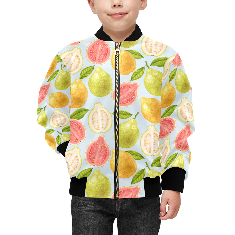 Guava design pattern Kids' Boys' Girls' Bomber Jacket