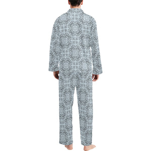 Traditional indian element pattern Men's Long Pajama Set