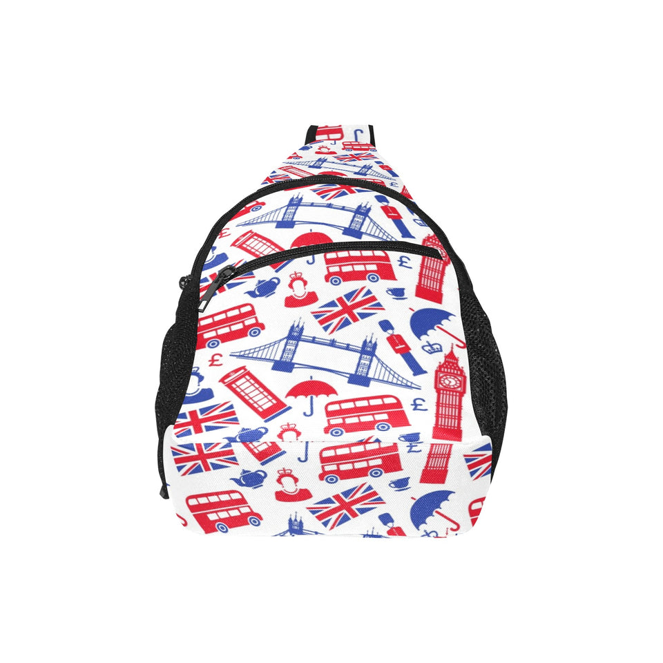 British Pattern Print Design 01 All Over Print Chest Bag