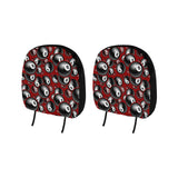 Billiard Ball Pattern Print Design 05 Car Headrest Cover