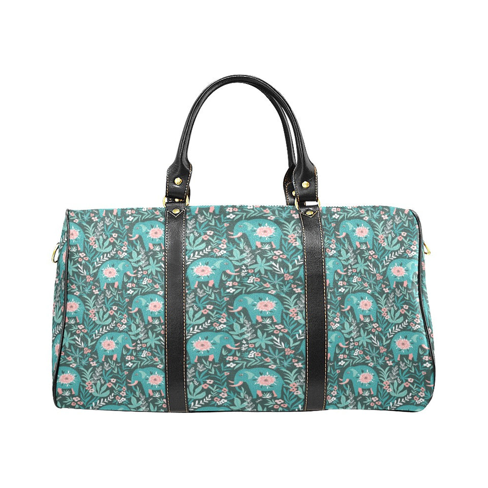Elephants jungle pattern Travel Bag