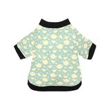 Tea pots Pattern Print Design 02 All Over Print Pet Dog Round Neck Fuzzy Shirt