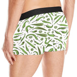 Hand drawn sketch style green Chili peppers patter Men's All Over Print Boxer Briefs Men's Underwear