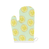 slice of lemon pattern Heat Resistant Oven Mitts