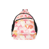 Hand drawn heart design pattern All Over Print Chest Bag