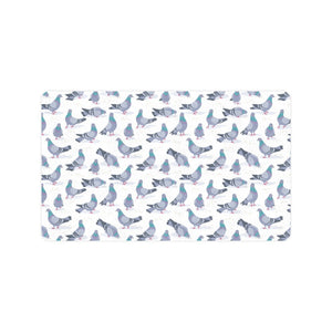 Pigeon Pattern Print Design 03 Doormat