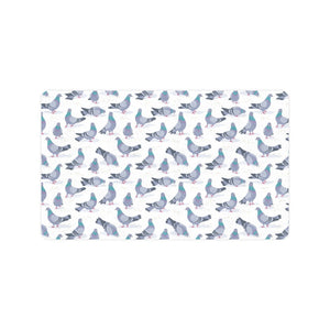 Pigeon Pattern Print Design 03 Doormat