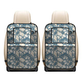 Sea turtle Polynesian Tribal design pattern Car Seat Back Organizer