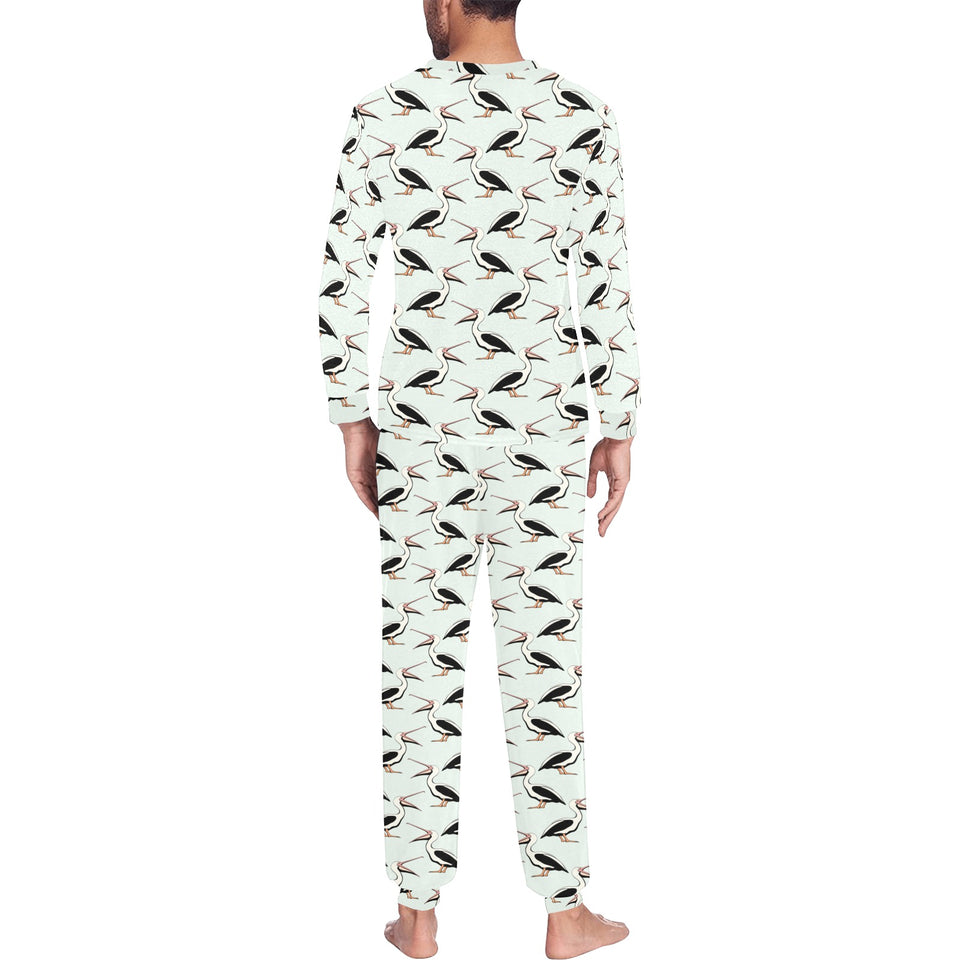 Pelican Pattern Print Design 02 Men's All Over Print Pajama