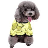 Sliced kiwi pattern All Over Print Pet Dog Round Neck Fuzzy Shirt