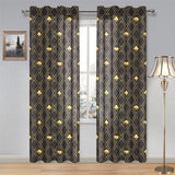 Casino Cards Suits Pattern Print Design 01 Gauze Curtain