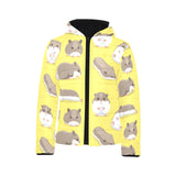 Cute Hamster pattern Kids' Boys' Girls' Padded Hooded Jacket