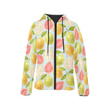 Guava design pattern Women's Padded Hooded Jacket