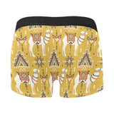 Camels ethnic motif pattern Men's All Over Print Boxer Briefs Men's Underwear