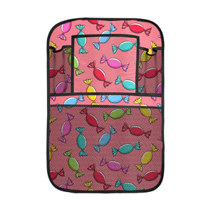 Colorful wrapped candy pattern Car Seat Back Organizer
