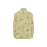 Camera Pattern Print Design 01 Women's Long Sleeve Polo Shirt
