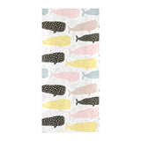 Whale dot pattern Beach Towel