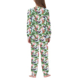 Hummingbird Pattern Print Design 05 Kids' Boys' Girls' All Over Print Pajama Set