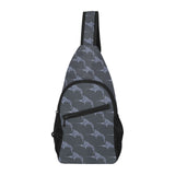 Swordfish Pattern Print Design 03 All Over Print Chest Bag