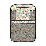Tennis Pattern Print Design 03 Car Seat Back Organizer
