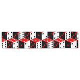 Dice Pattern Print Design 02 Table Runner