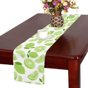 Lime design pattern Table Runner
