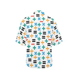 Math Pattern Print Design 05 Women's All Over Print Hawaiian Shirt