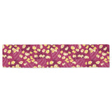 Popcorn Pattern Print Design 02 Table Runner